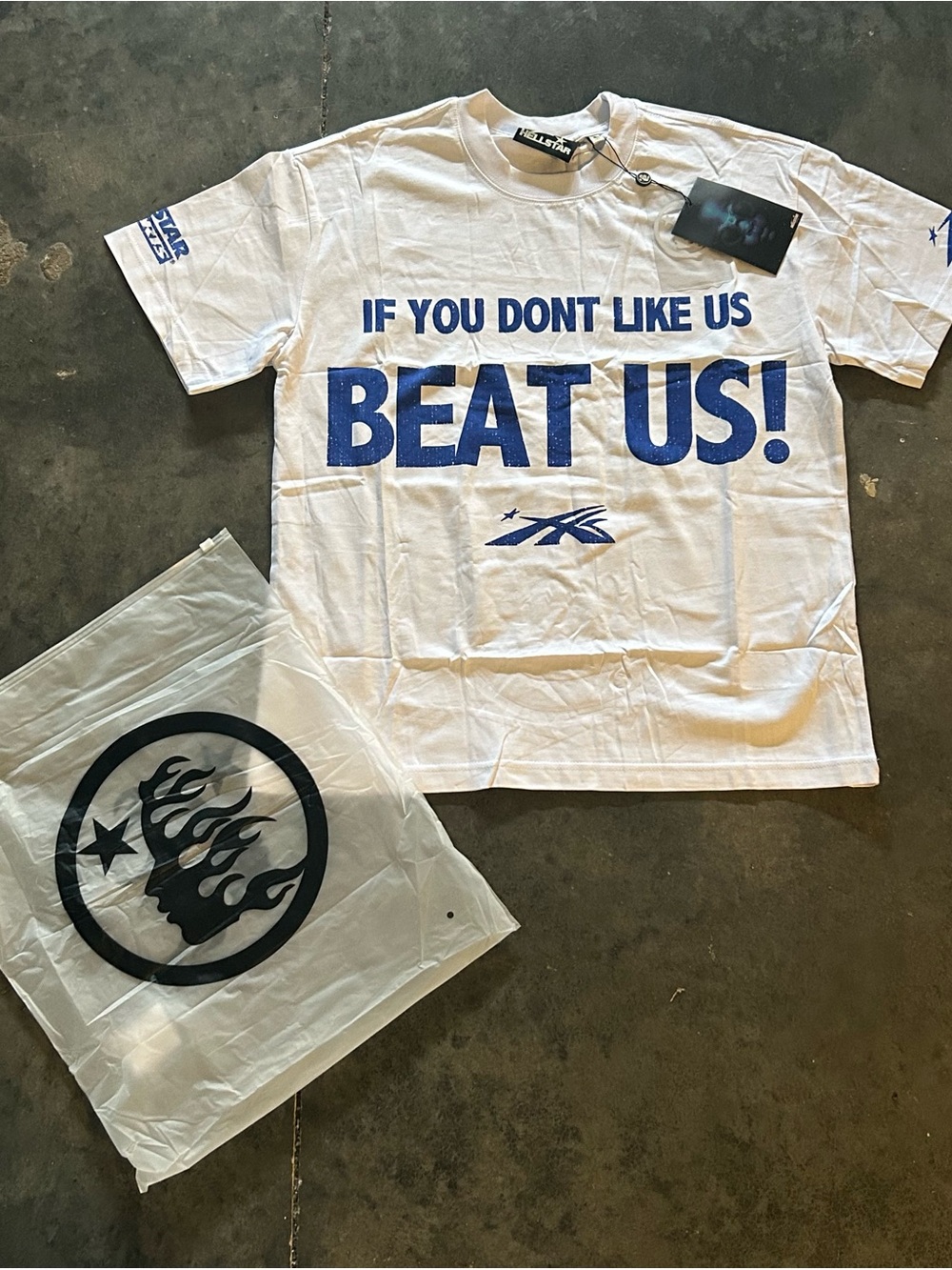 Hellstar “BEAT US” T-Shirt Collab